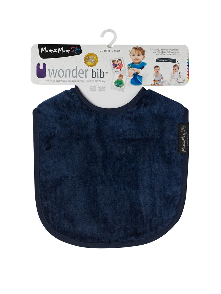 Mum 2 Mum Standard Wonder Bib - Navy Blue