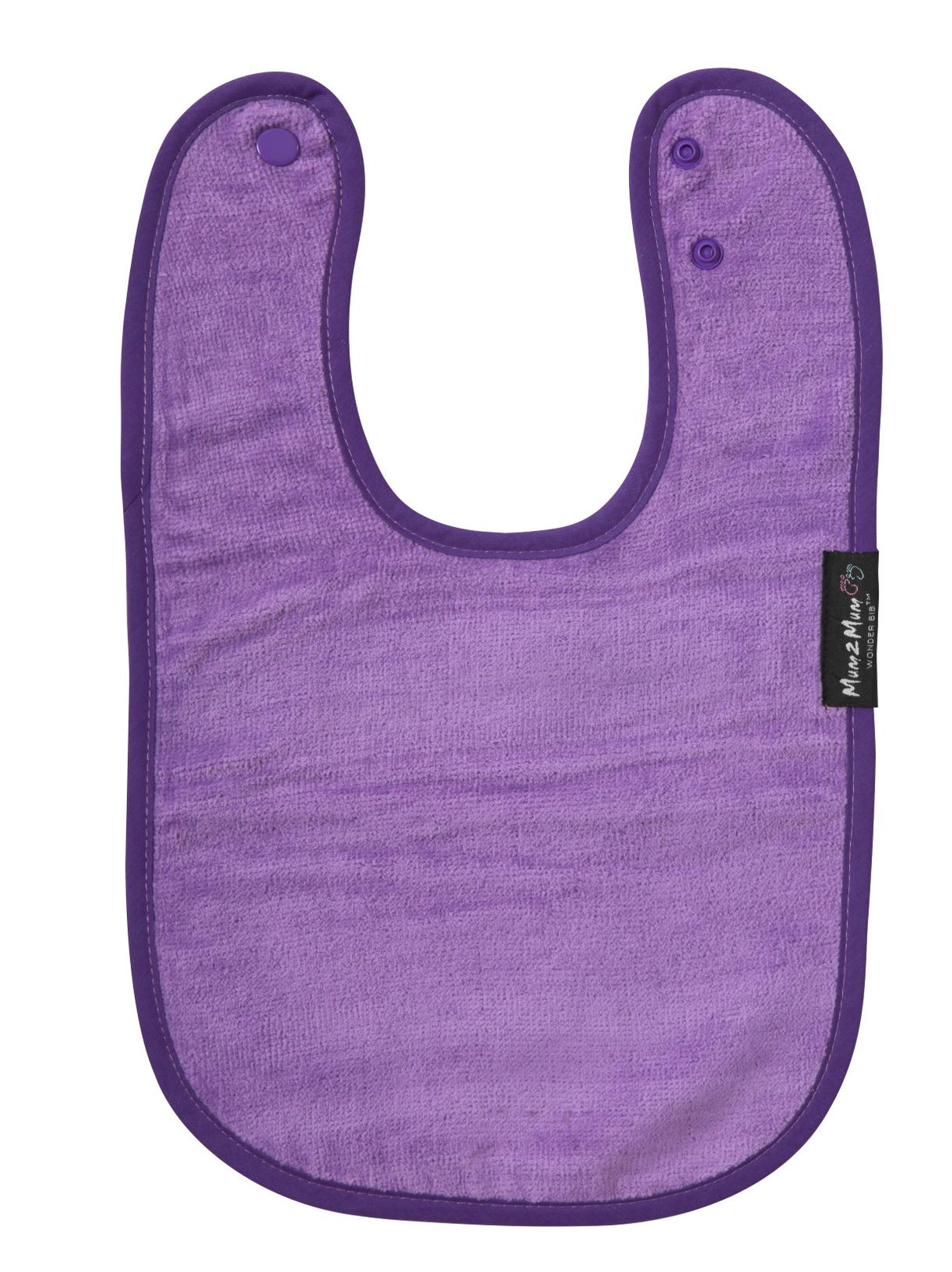 Mum 2 Mum Standard Wonder Bib - Purple