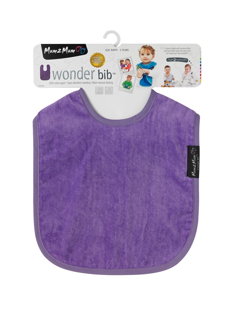 Mum 2 Mum Standard Wonder Bib - Purple