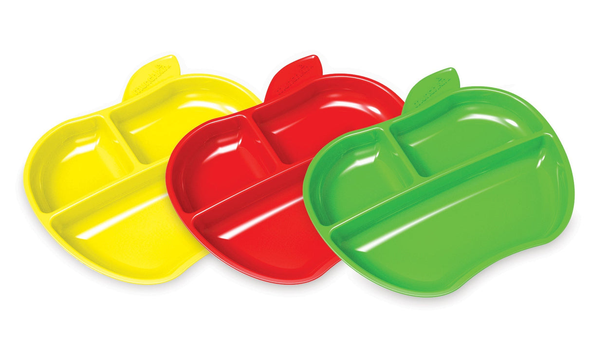 Munchkin Lil Apple Plates 3Pk