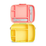Munchkin Lunch Bento Box With Utensils Pink