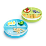 Munchkin Suction Plate Blue 2Pk