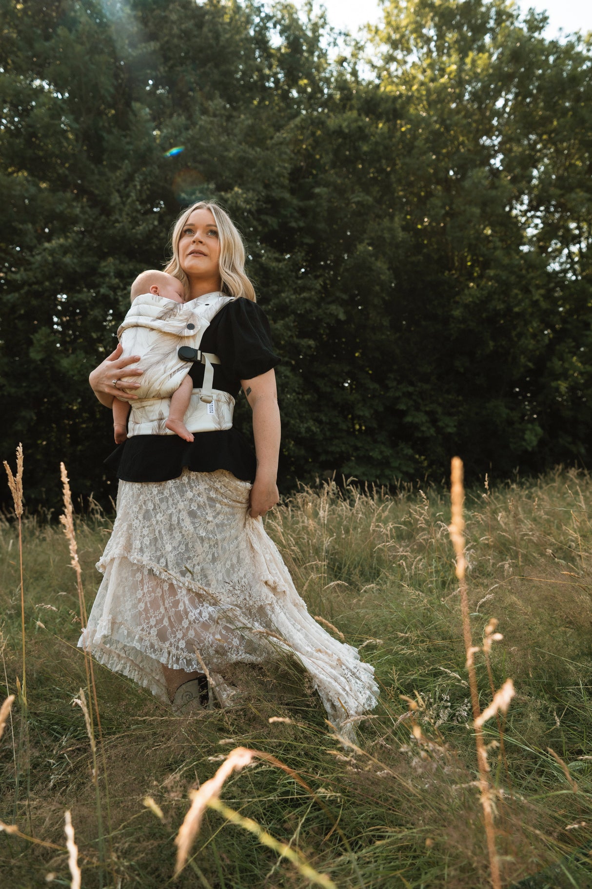 Nomad Pure Organic Baby Carrier - Feather Haze