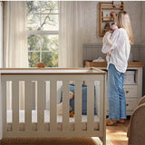 CuddleCo Burford Cot Bed - White & Oak