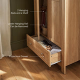 CuddleCo Burford Dresser Wardrobe - Oak