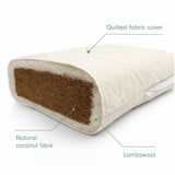 Tutti Bambini Natural Coir Fibre Cot Mattress (60 x 120 cm) - White