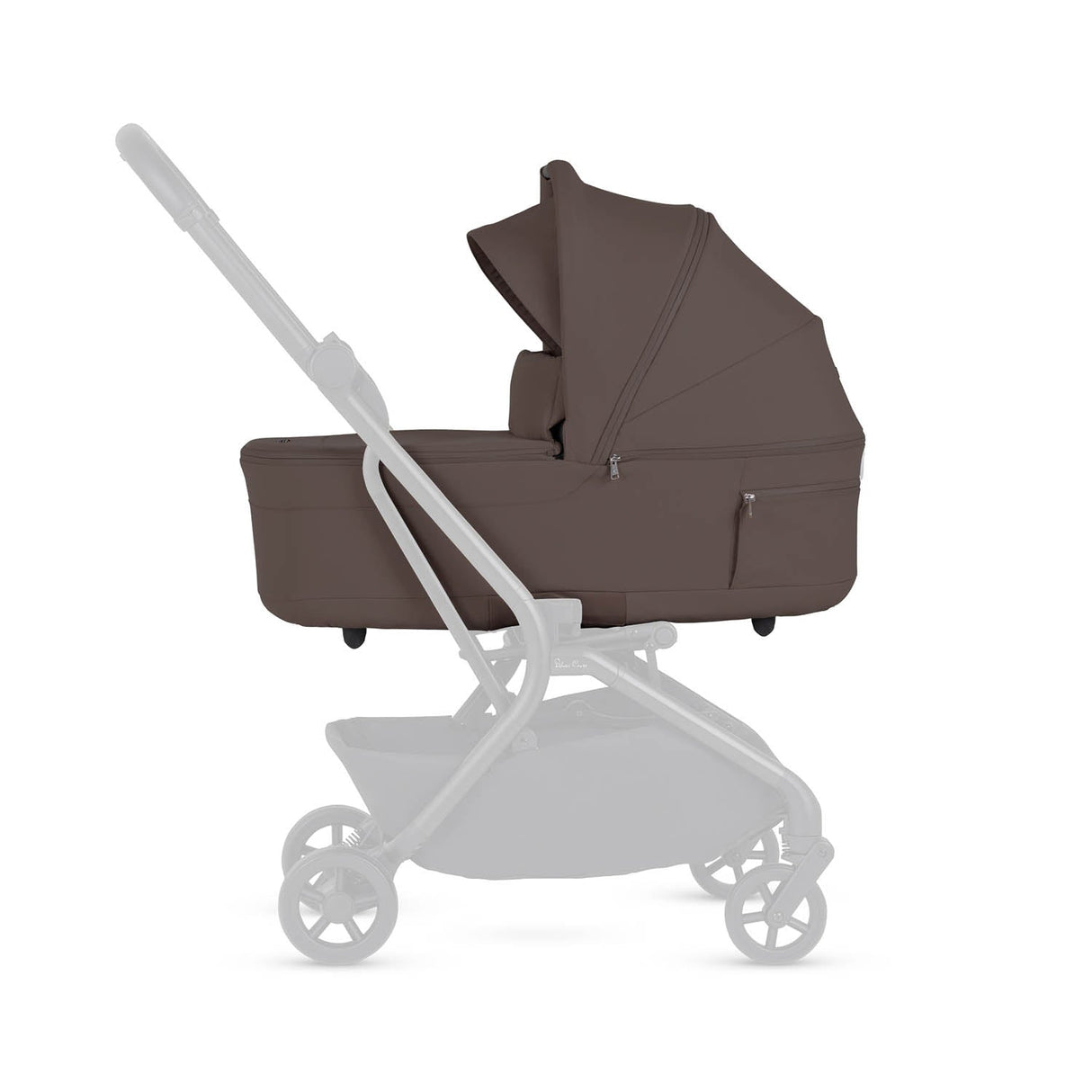 Silver Cross Nia Folding Carrycot - Chocolate