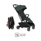 Silver Cross Nia Stroller & Carrycot - Conifer