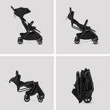 Silver Cross Nia Stroller & Carrycot - Onyx