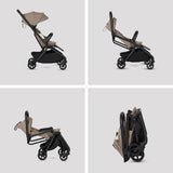 Silver Cross Nia Glide Plus Travel System & Accessories - Champagne