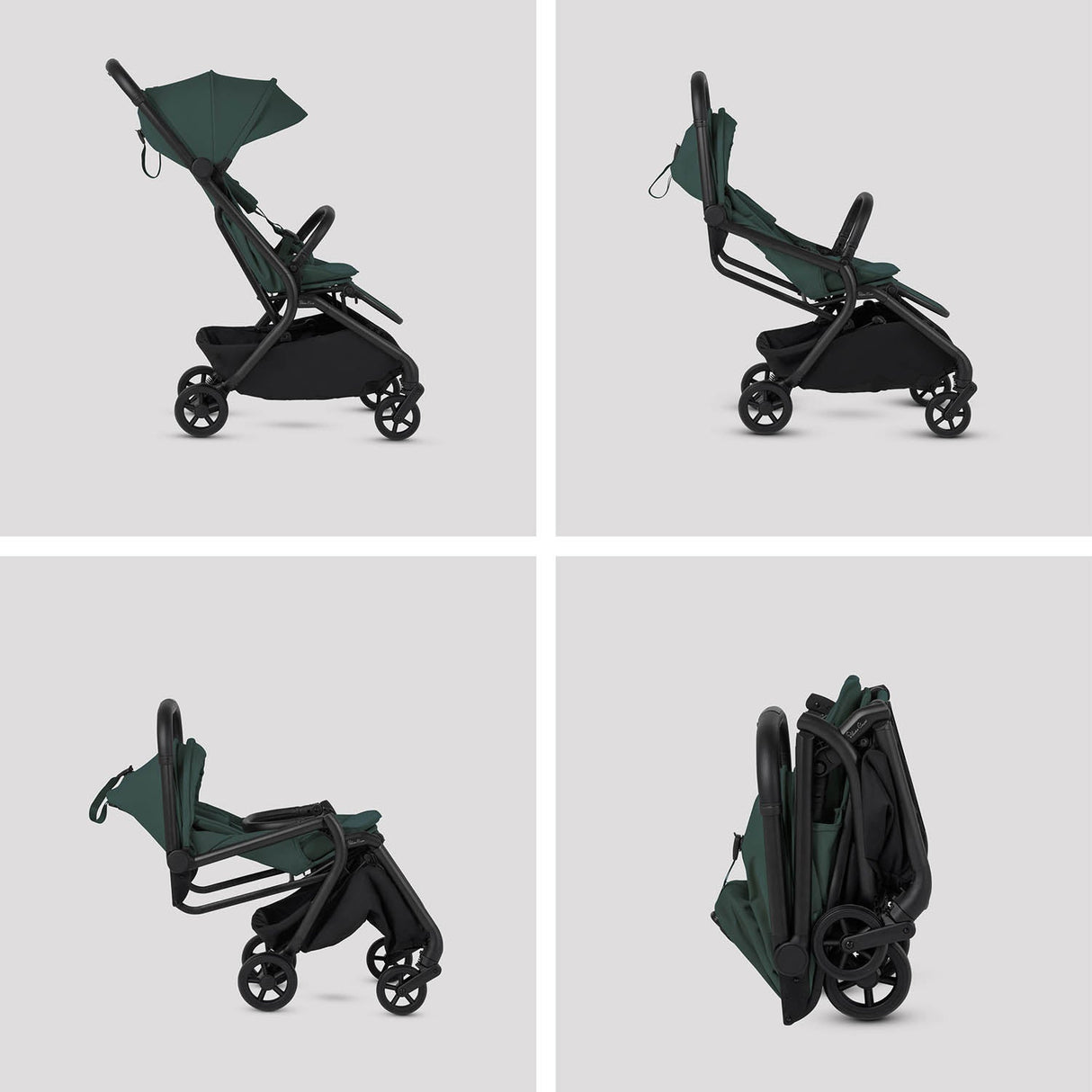 Silver Cross Nia Glide Plus Travel System & Accessories - Conifer