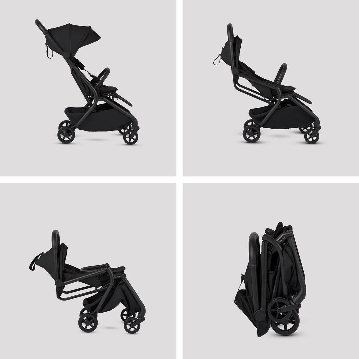 Silver Cross Nia Glide Plus Travel System & Accessories - Onyx