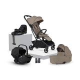 Silver Cross Nia Glide Plus Travel System - Champagne