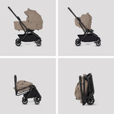 Silver Cross Nia Glide Plus Travel System - Champagne