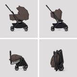 Silver Cross Nia Glide Plus Travel System - Chocolate