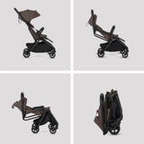 Silver Cross Nia Glide Plus Travel System - Chocolate
