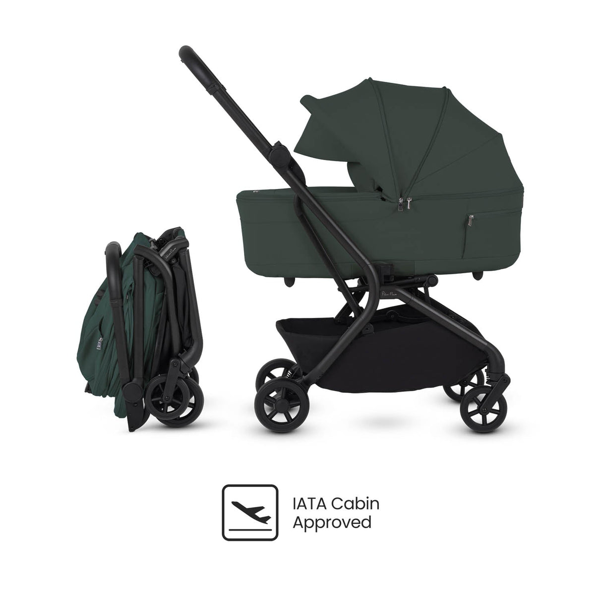 Silver Cross Nia Glide Plus Travel System - Conifer