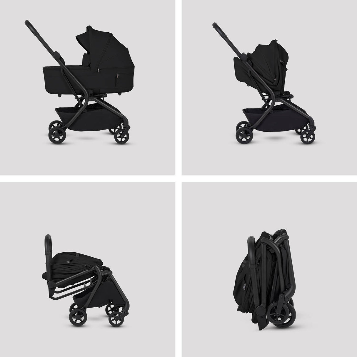 Silver Cross Nia Glide Plus Travel System - Onyx