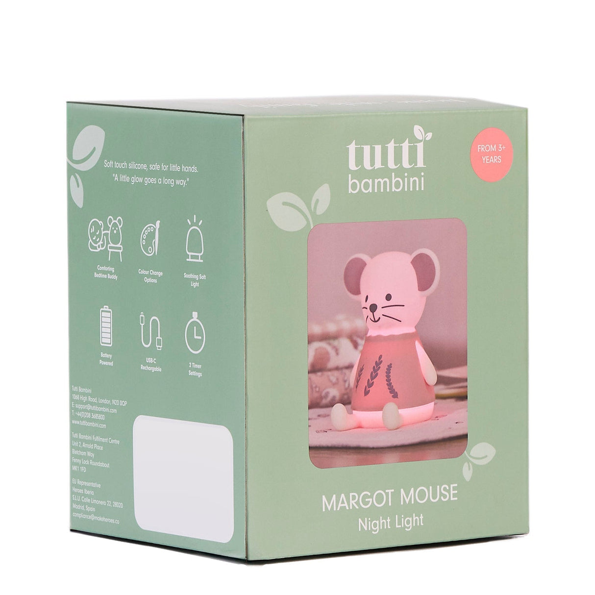 Tutti Bambini Night Light - Margot Mouse