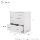 Obaby Nika 2 Piece Room Set - White Wash