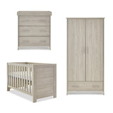 Obaby Nika 3 Piece Room Set - Grey Wash