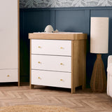 Obaby Nika 2 Piece Nursery Room Set - Oak & White
