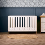 Obaby Nika Cot Bed - Oak & White