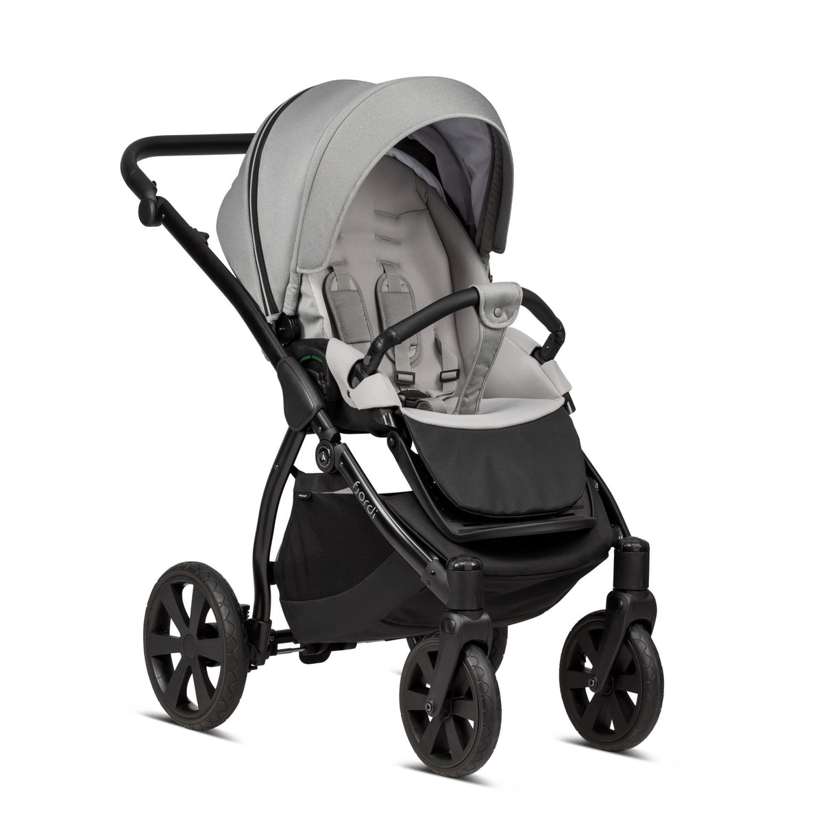 Noordi Fjordi V1 3in1 with Joie i-Snug 2 Car Seat, Grey