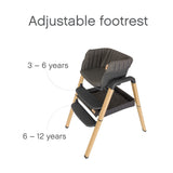 Tutti Bambini Nova Evolutionary Highchair - Grey & Oak