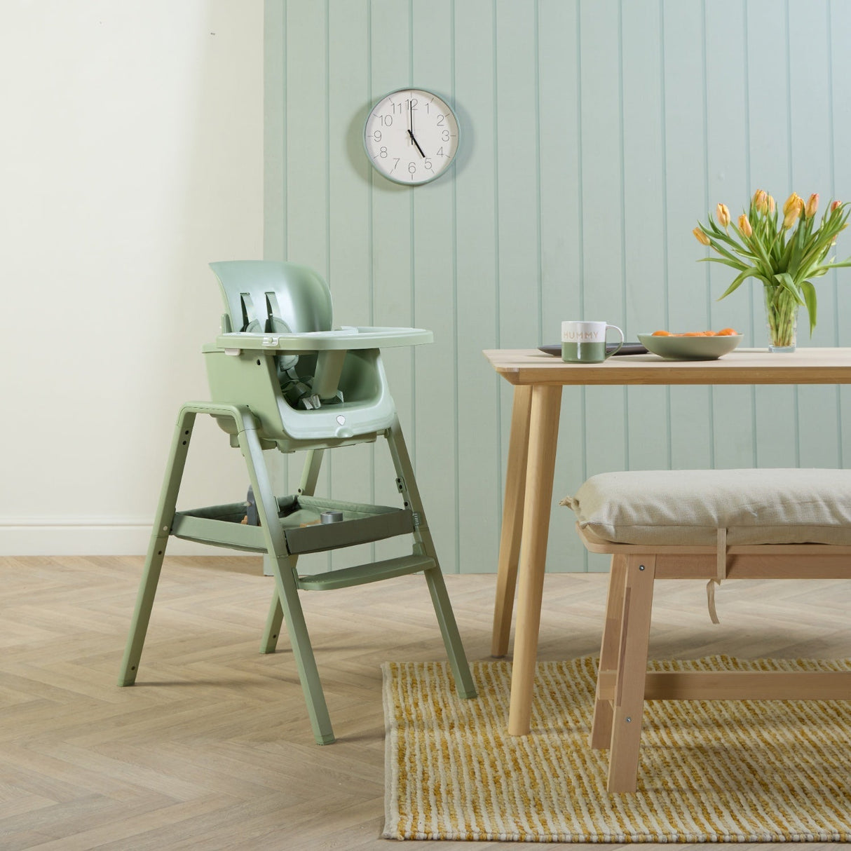 Tutti Bambini Nova Maison 7 in 1 Highchair - Matcha