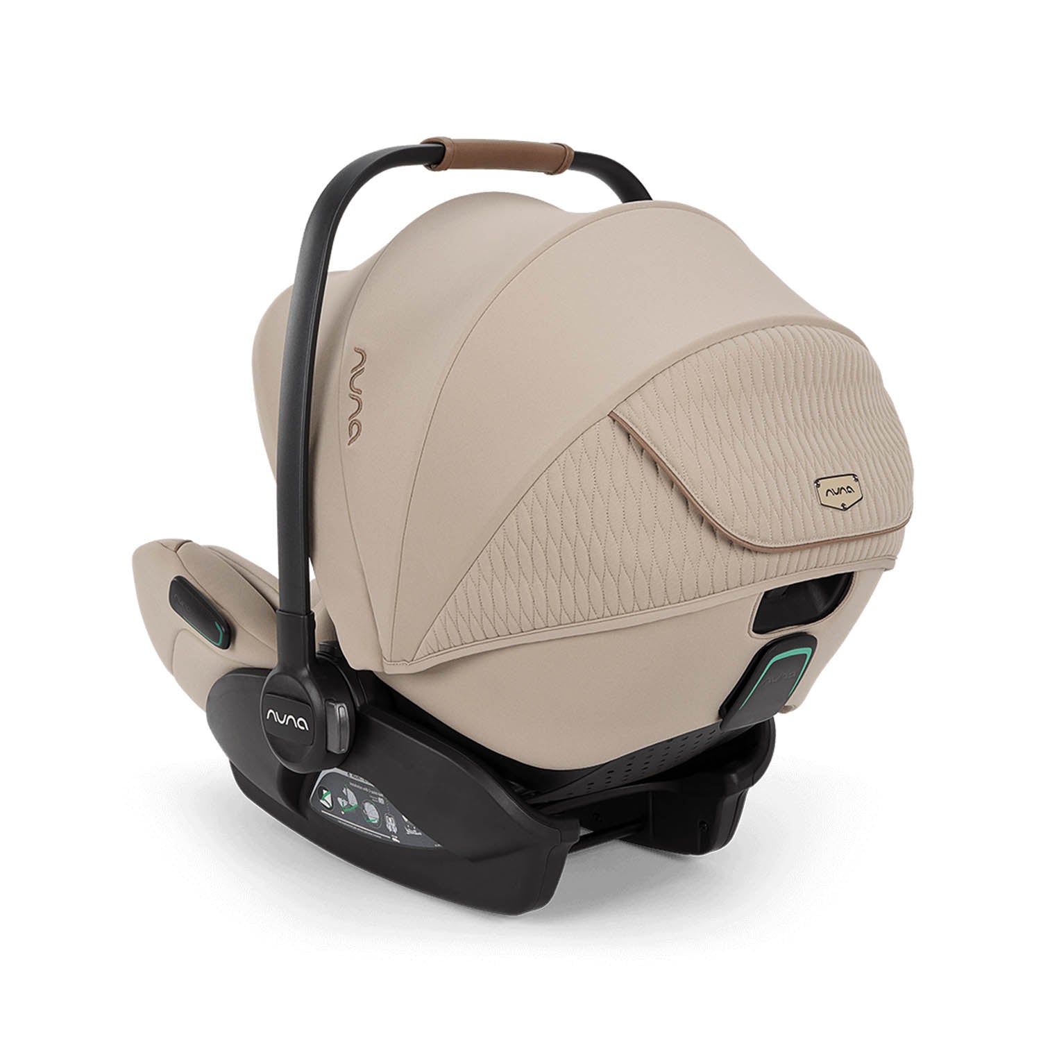 Nuna TRIV LX All Season with ARRA Flex & Base Curv Travel System Bundle - Cosmopolitan