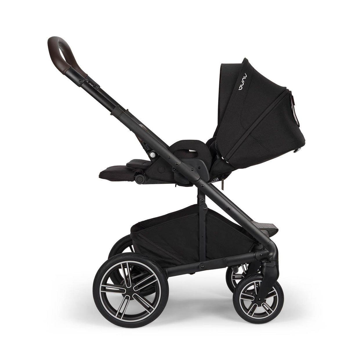 Nuna MIXX Next Pushchair and Carrycot - Caviar