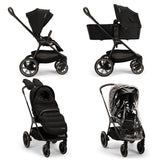 Nuna TRIV LX All Season Stroller + Carrycot Set - Caviar