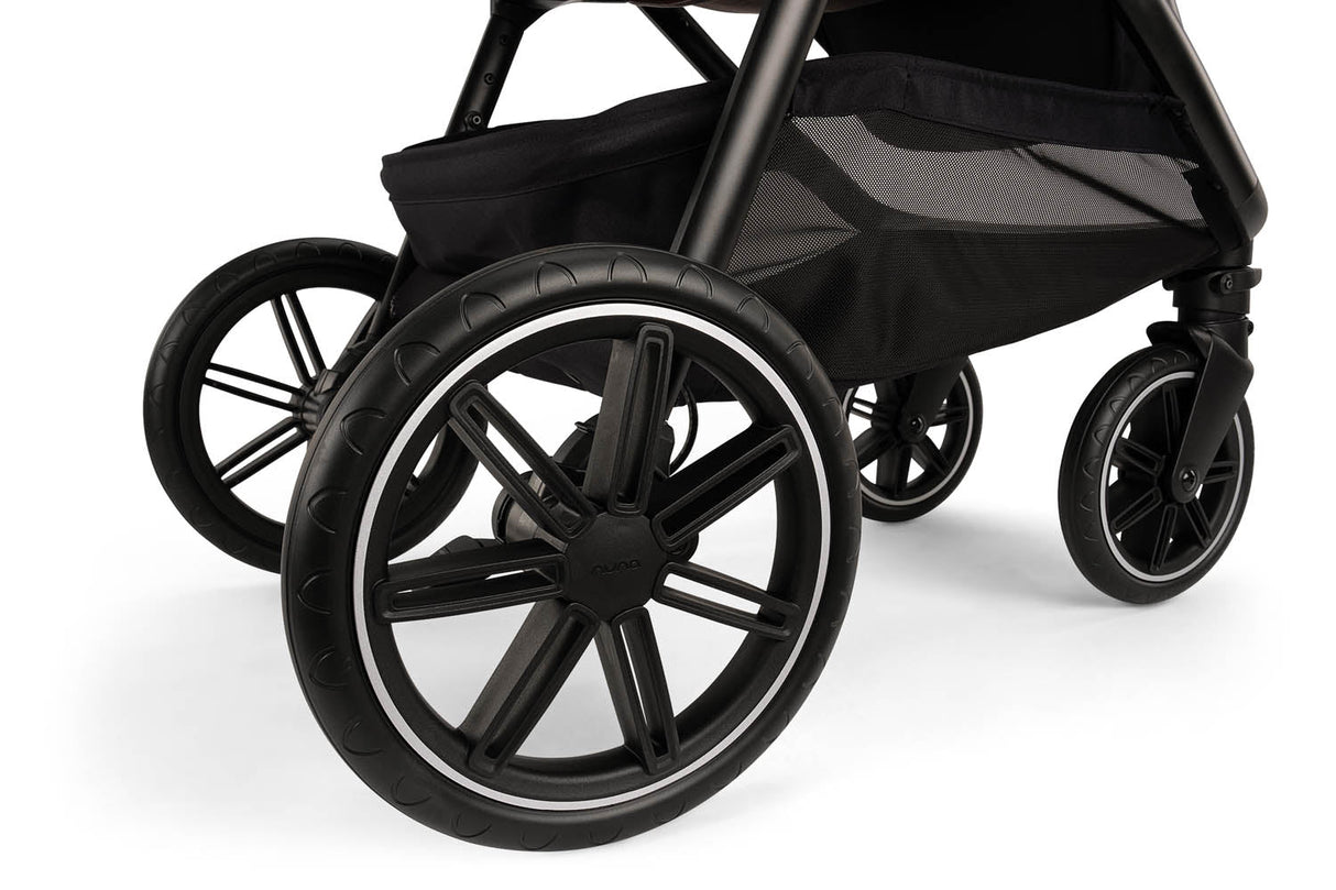 Nuna TRIV LX All Season with ARRA Flex & Base Curv Travel System Bundle - Caviar