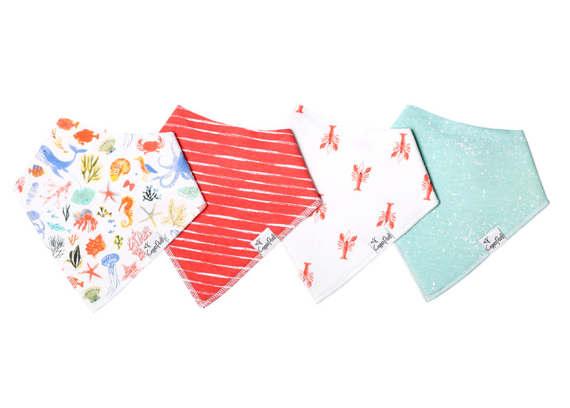 Copper Pearl Bibs Nautical 4Pk