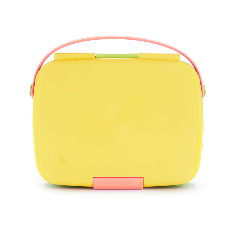 Munchkin Lunch Bento Box With Utensils Pink