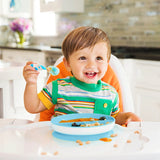 Munchkin Suction Plate Blue 2Pk