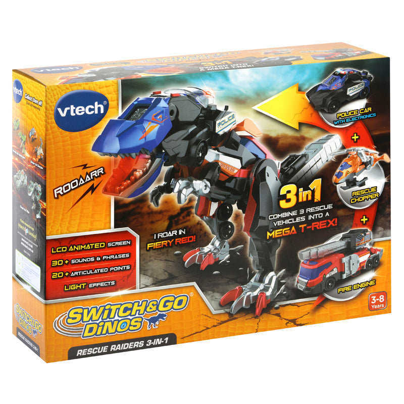 VTech Switch & Go Dinos® Rescue Raiders 3-in-1