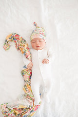 Copper Pearl Knitted Swaddle Blanket Lark