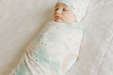 Copper Pearl Top Knot Hat Whimsy 0-4m