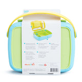 Munchkin Lunch Bento Box With Utensils Green