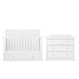 CuddleCo Beaumont Grand 2 Piece Nursery Furniture Set - White