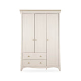 CuddleCo Clara 3 Door Triple Wardrobe - Cashmere & Ash