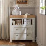 CuddleCo Burford Dresser Changer - White & Oak