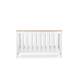 CuddleCo Burford Cot Bed - White & Oak