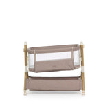 Obaby Cloud Bedside Crib - Nutmeg