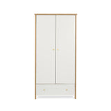 Obaby Nika Wardrobe - Oak & White