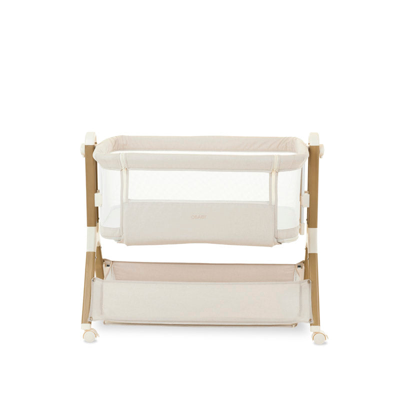 Obaby Cloud Bedside Crib - Oatmeal