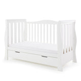 Obaby Stamford Luxe Sleigh 2 Piece Room Set - White