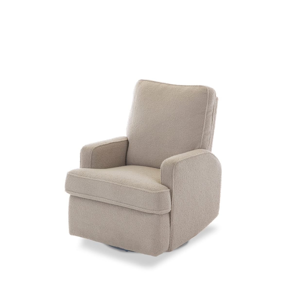 Obaby Madison Swivel Glider Recliner Chair - Teddy Fabric Truffle